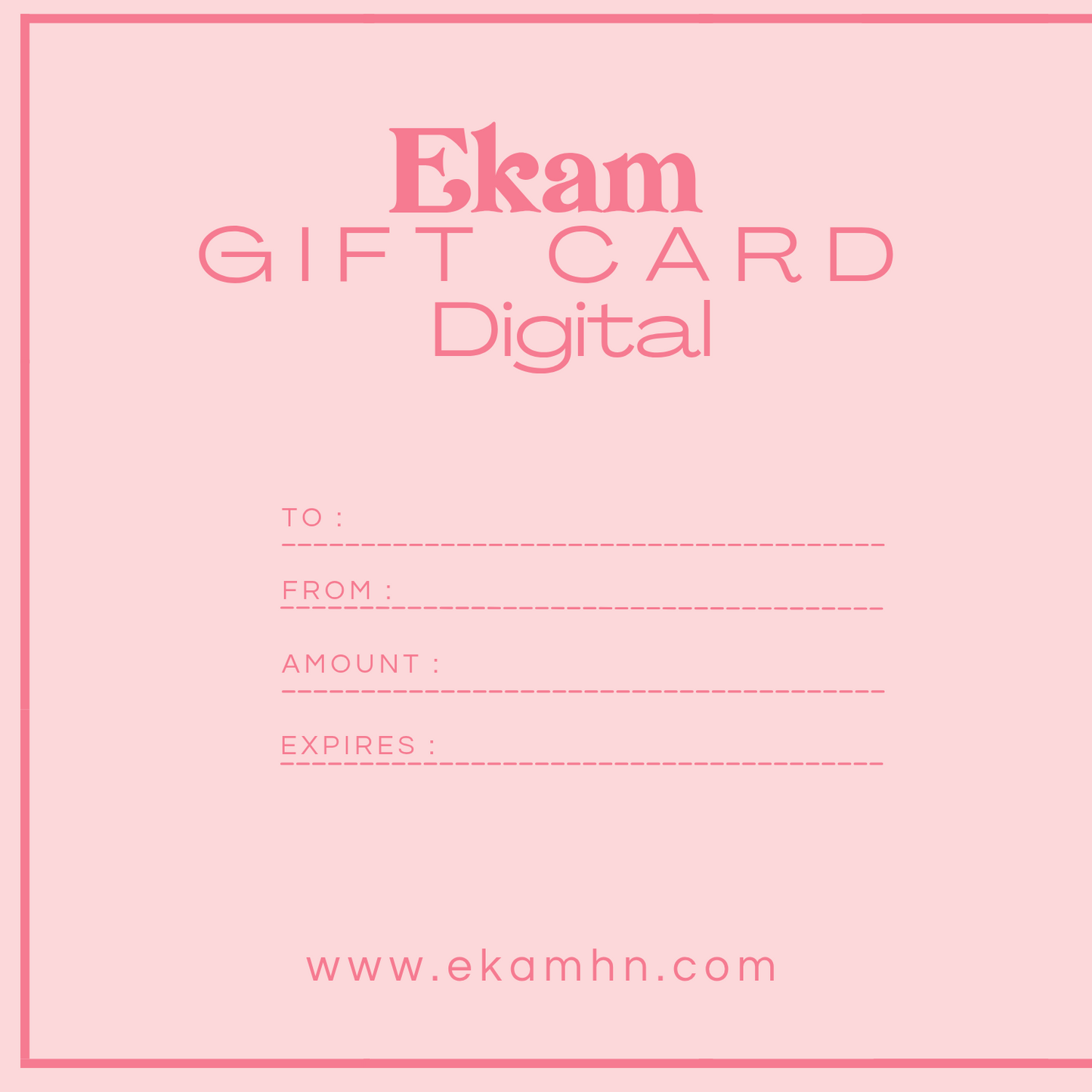 Ekam Gift Card